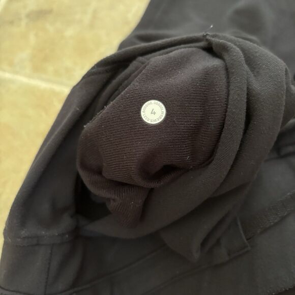 Lululemon Joggers Womens Size 4 Ready To Rulu Black Yoga Activewear - Picture 3 of 5